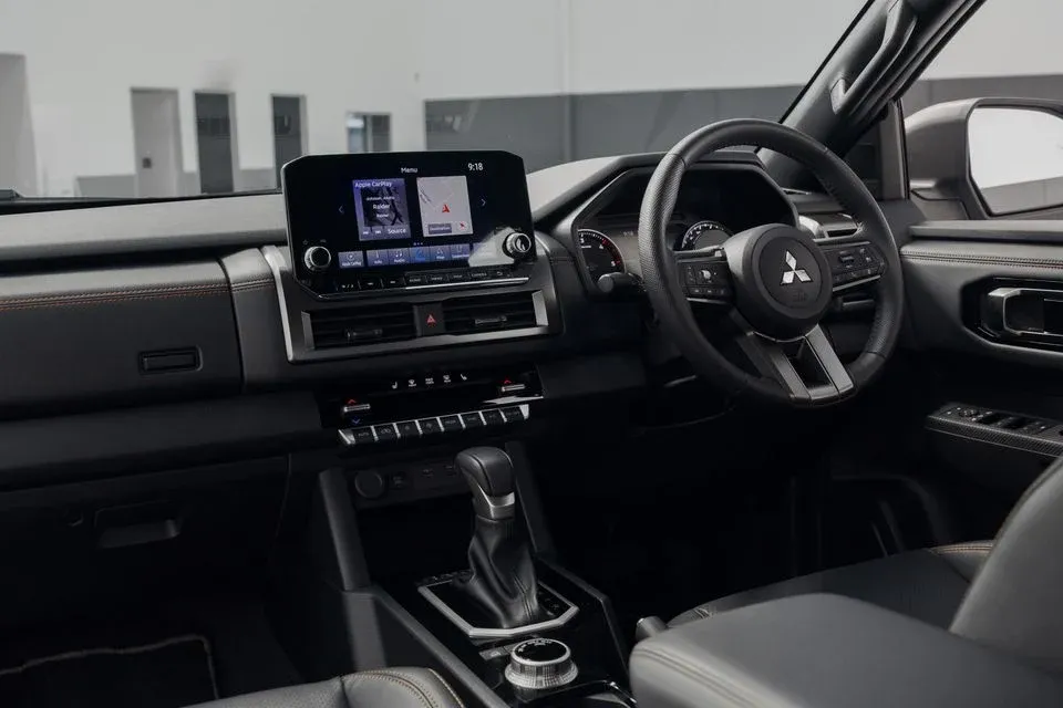 Mitsubishi Triton Raider dashboard and infotainment